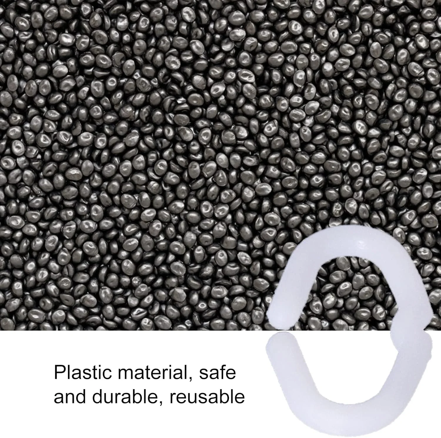 200 عدد گیره نوک مرغ پلاستیکی PP، حلقه دهان خروس قابل استفاده مجدد، لوازم مرغداری، جلوگیری از نوک زدن، بهبود میزان بقا، لوازم خروس مرغداری ایمن و بادوام