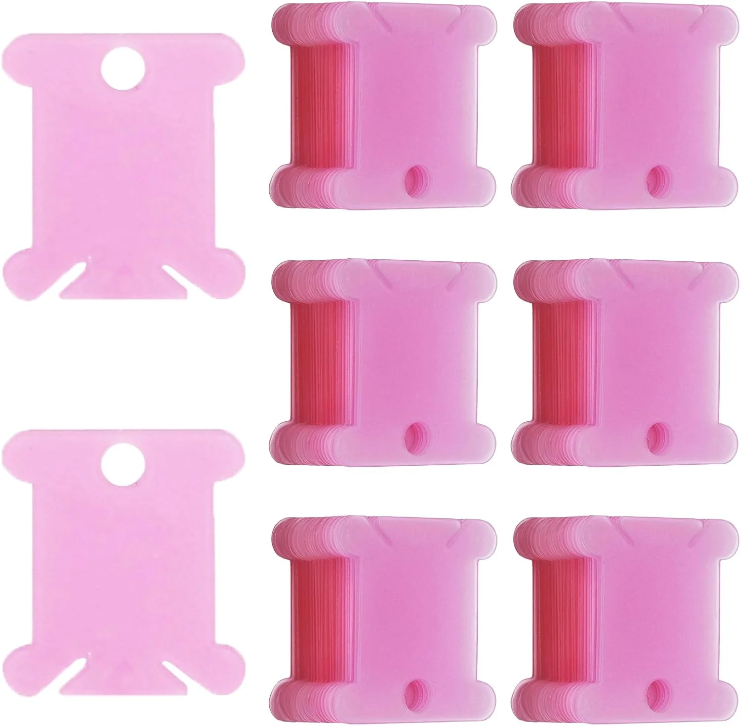 150 عدد ماسوره نخ دندان دوزی پلاستیکی، ماسوره های نخ دندان دوزی پلاستیکی صورتی، کارت های نخ دندان دوزی، سازمان دهنده نخ گلدوزی، ماسوره نخ دندان دوزی کوک متقاطع، ماسوره پلاستیکی برای نخ دندان دوزی، ساتونبی