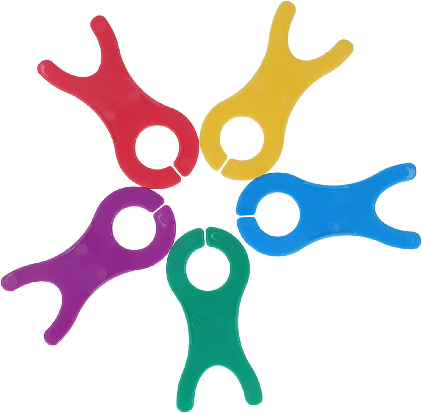 50 عدد ماسوره نخ، ماسوره های کارت نخ پلاستیکی ابزار بافندگی خیاطی قلاب بافی برای گلدوزی بافتنی صنایع دستی خیاطی