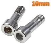 اسپول های بازویی چرخشی 10 میلی متری Grand Pitstop / بوبین پایه پادوک M10 با درپوش دوتایی مشکی و طلایی برای نینجا 650 (2016)