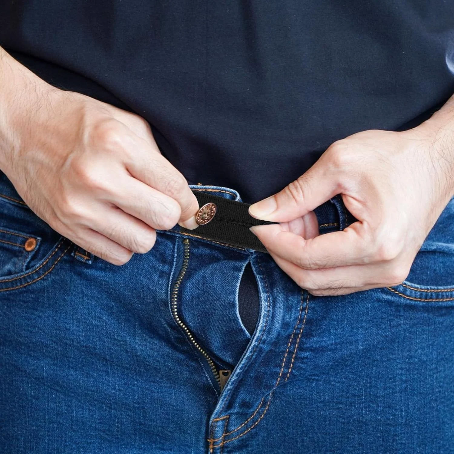 پیریوئو 5 عدد افزایش دهنده کمر شلوار بارداری، افزایش دهنده دکمه شلوار قابل تنظیم، افزایش دهنده کمر برای زنان و مردان، افزایش دهنده دکمه کمربند برای شلوار جین