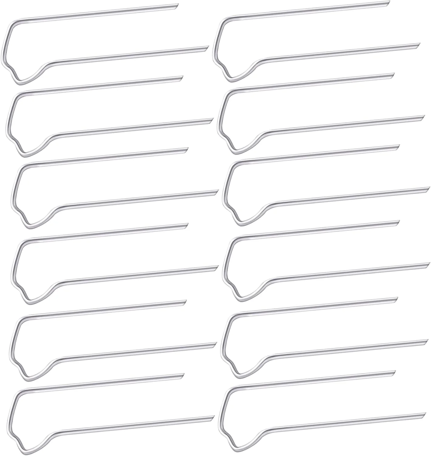 سنجاق های گُل، سنجاق گیاه U شکل 1.7 اینچی، 80 عدد سنجاق U برای گیاهان آپارتمانی، حلقه های گل حصیری، سنجاق خیاطی سرخس سبز برای انتخاب گل، فوم، پروژه خیاطی DIY، چیدمان گل تعطیلات