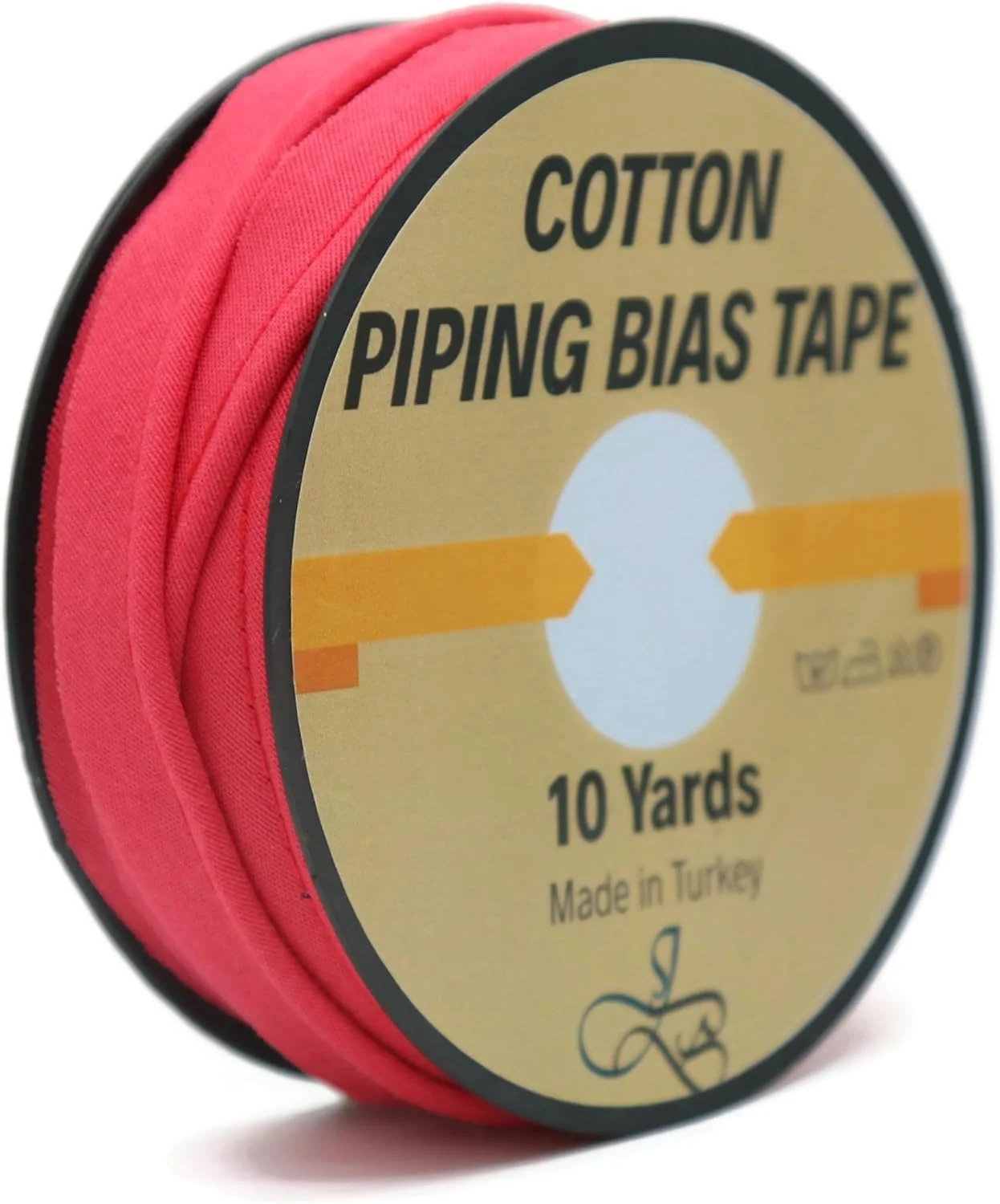 نوار اریب تزئینی لبه دار - 9 متر - بیش از 65 رنگ - نوار تزئینی خیاطی 1.27 سانتی متری برای روکش کوسن، دکوراسیون منزل، صنایع دستی، پوشاک - پنبه بادوام - قرمز آجری ID05