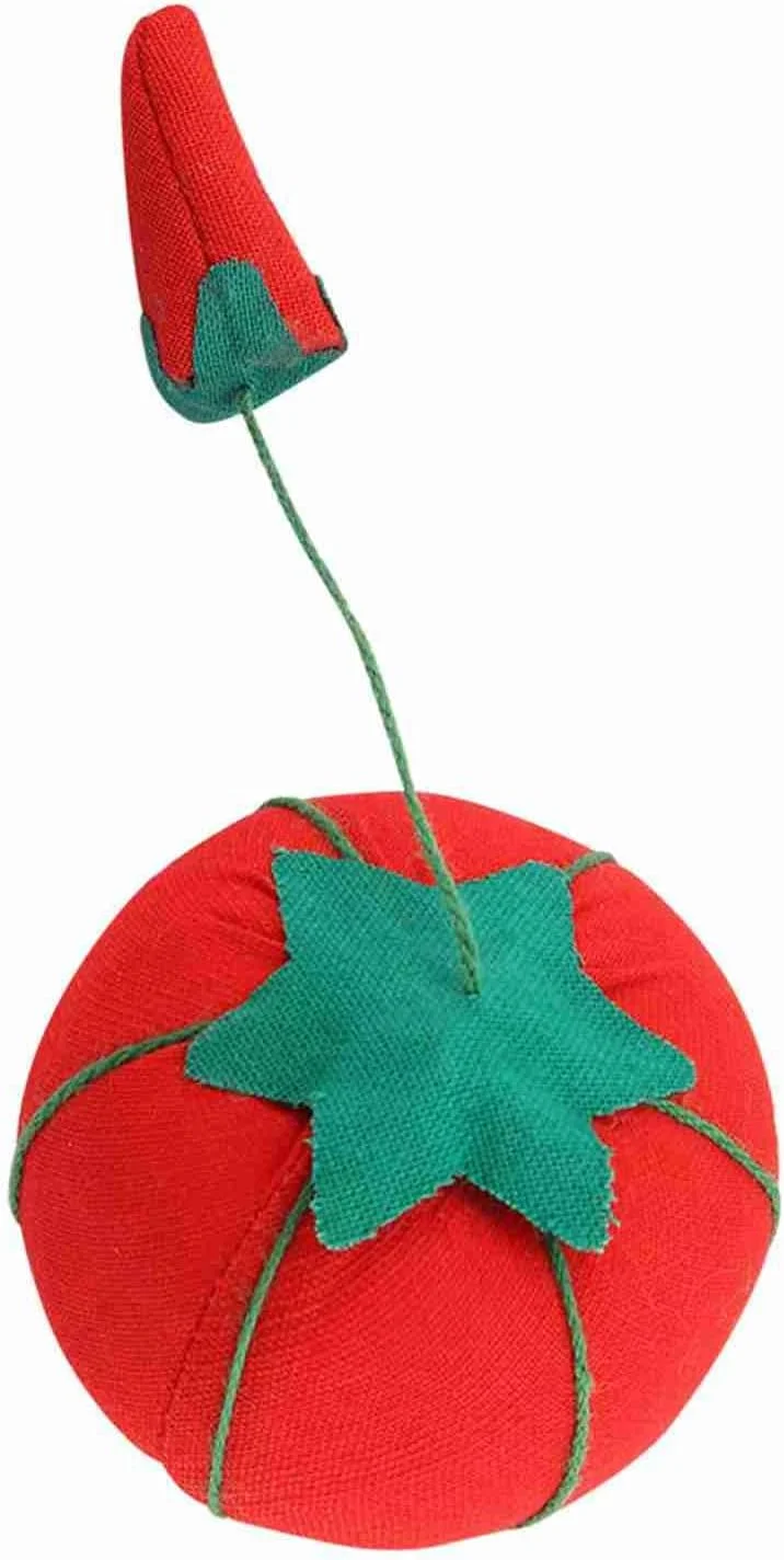 دو عدد جای سوزن طرح گوجه فرنگی، نگهدارنده سوزن خیاطی، جذاب و چشم نواز، مناسب برای نگهداری سوزن ها