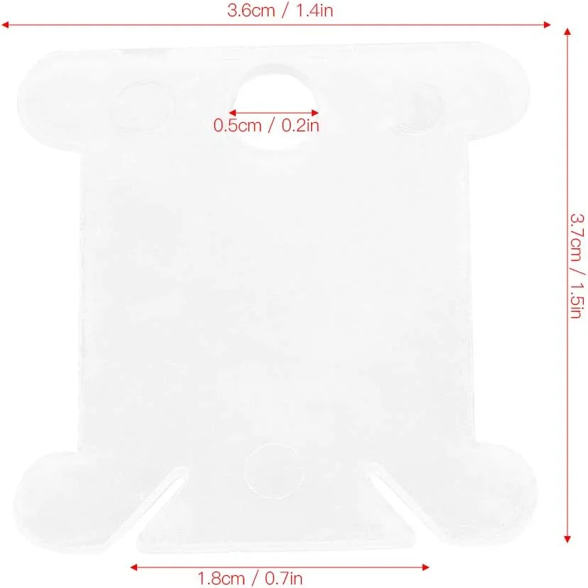 100 عدد تخته نخ پیچ پلاستیکی کوک صلیبی، صفحه سیم پیچ، لوازم جانبی خیاطی DIY 100 عدد تخته نخ پیچ پلاستیکی کوک صلیبی، صفحه سیم پیچ، لوازم جانبی خیاطی DIY