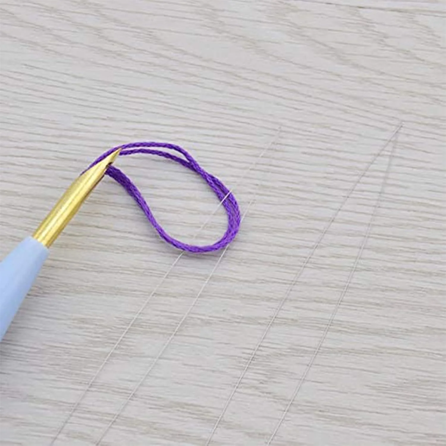 نخ‌کش سوزن JSM، 6 عددی، مناسب برای نخ دندان گلدوزی، ابزار کاردستی کوک ضربدری برای خیاطی دستی DIY، 20 سانتی‌متر (به همراه 6 عدد نخ‌کش سوزن کوچک هدیه)