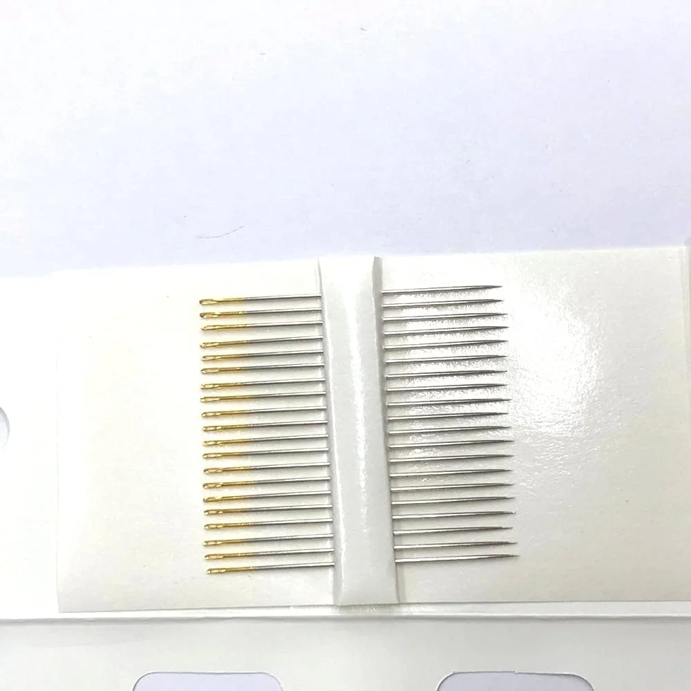 ریگال 20 عدد سوزن خیاطی دستی چشم طلایی تیز شماره 9 ساخت ژاپن، سوزن خیاطی خود نخ
