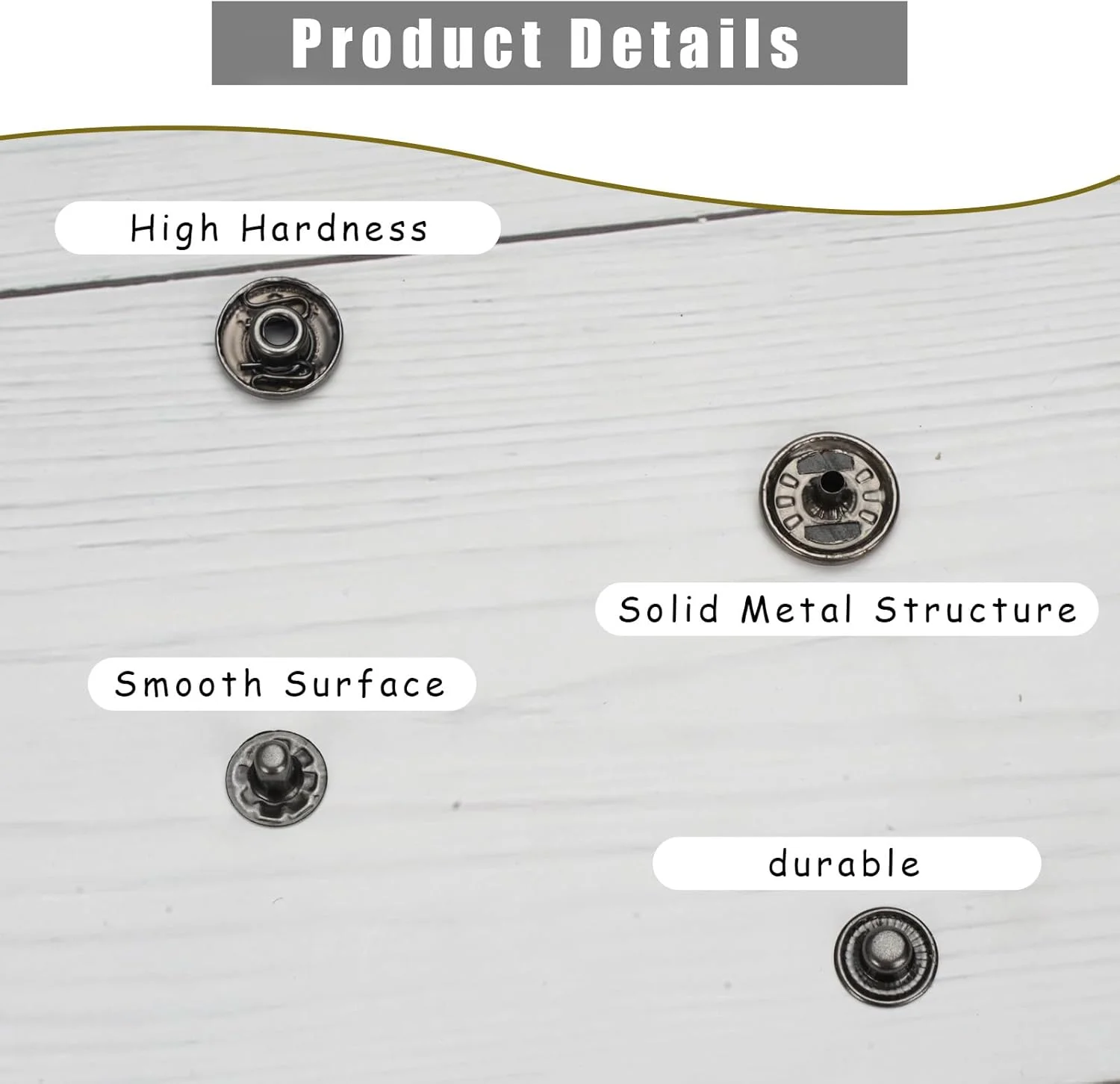 مجموعه 40 عددی دکمه فشاری استیل ضد زنگ، کلاهک فشاری 15 میلی متری به همراه انبردست و 3 ابزار برای لباس، دستبند، ژاکت، کیف و کارهای DIY