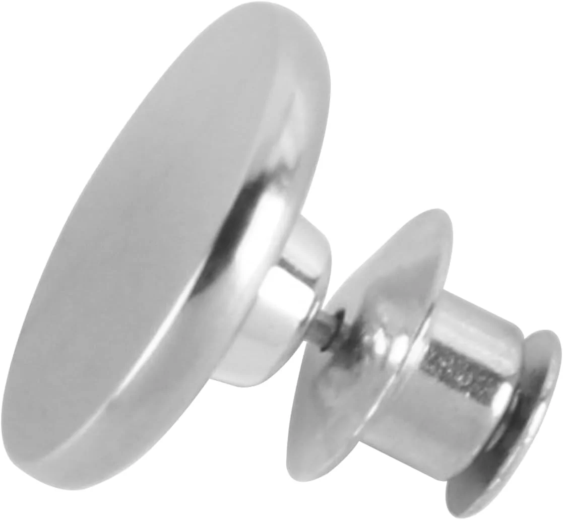 دکمه شلوار جین 10 عددی 17 میلی متری نقره ای Ieron، بدون نیاز به دوخت و ابزار، آماده استفاده، قابل استفاده مجدد و تنظیم