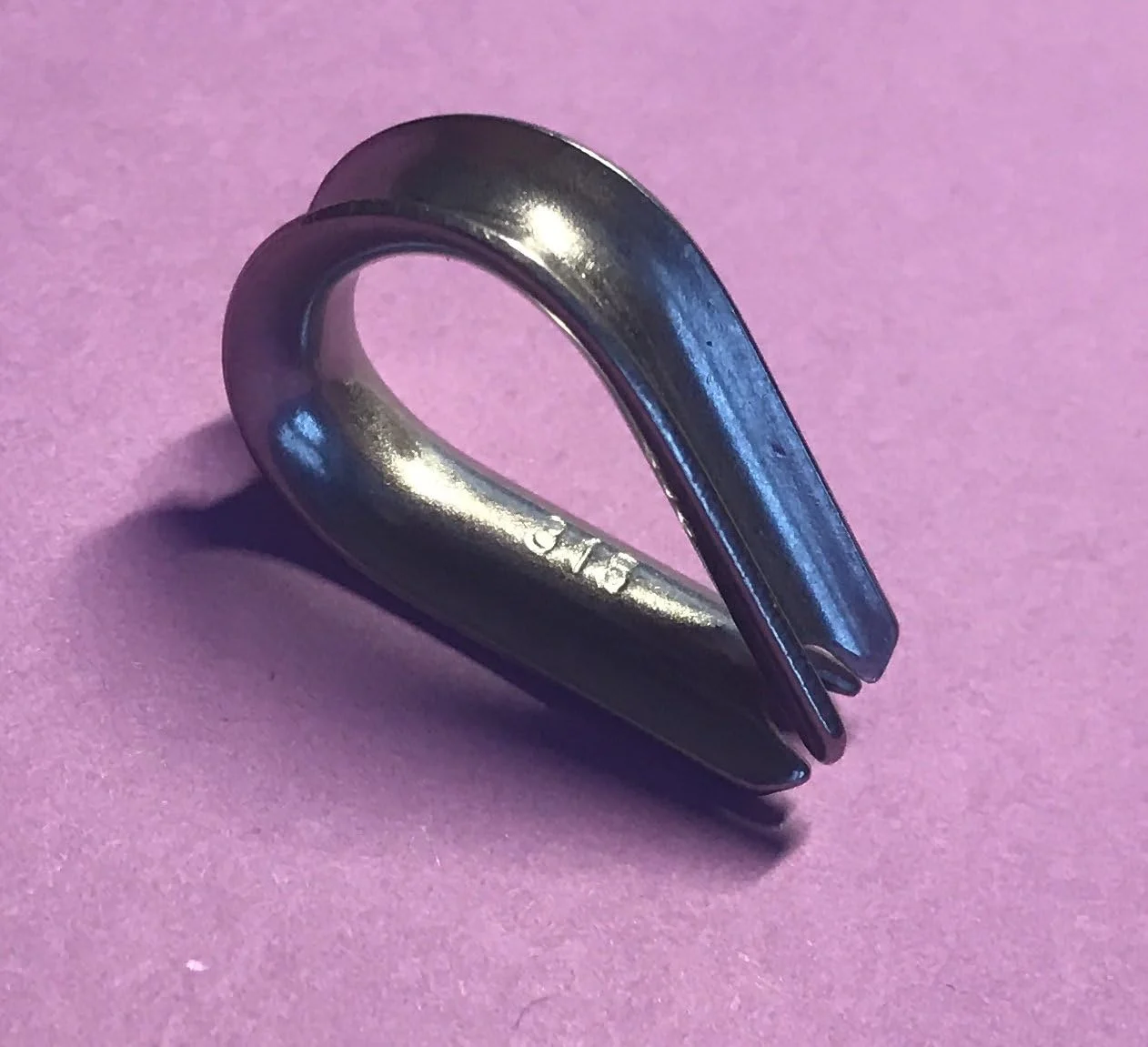 ۱۰ عدد انگشتانه طناب استیل ضد زنگ 316 گرید دریایی 4 میلی متر برای طناب سایز 5/32 اینچ