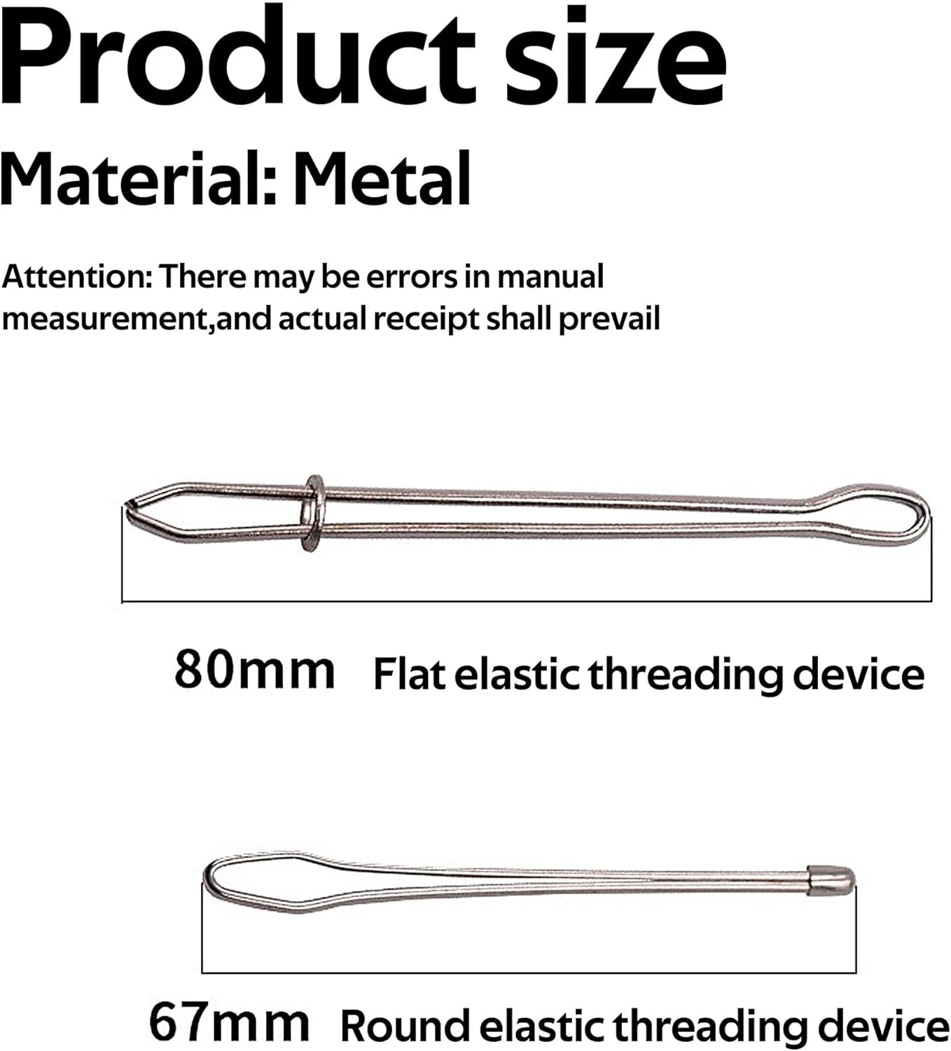 نخ رد کن سوزن 6 عددی، نوار نخ رد کن، گیره برای رد کردن بند، برای روبان، کمربند الاستیک، کش