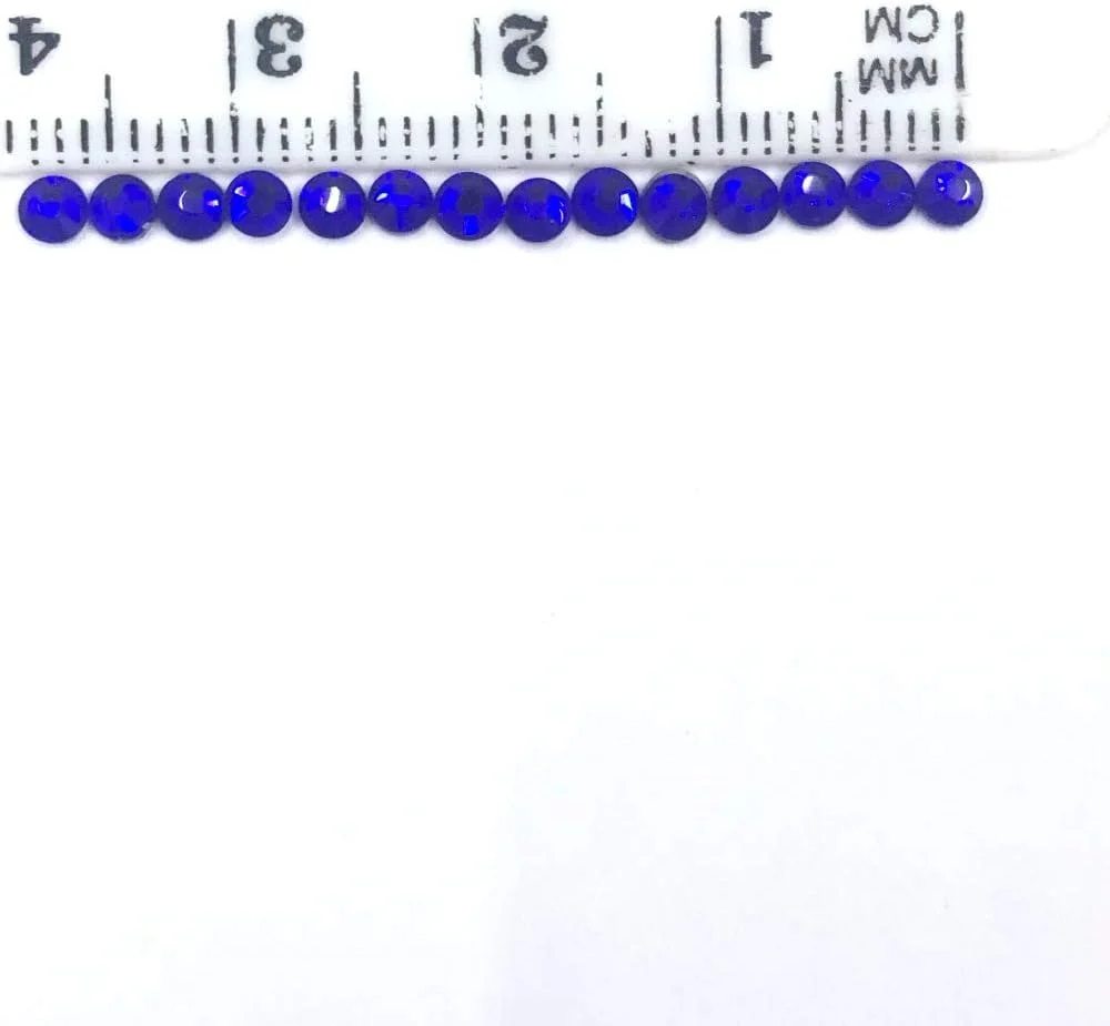 1440 عدد نگین اتویی (حرارتی) 3 میلی متری (SS 10) رنگ آبی کاپری