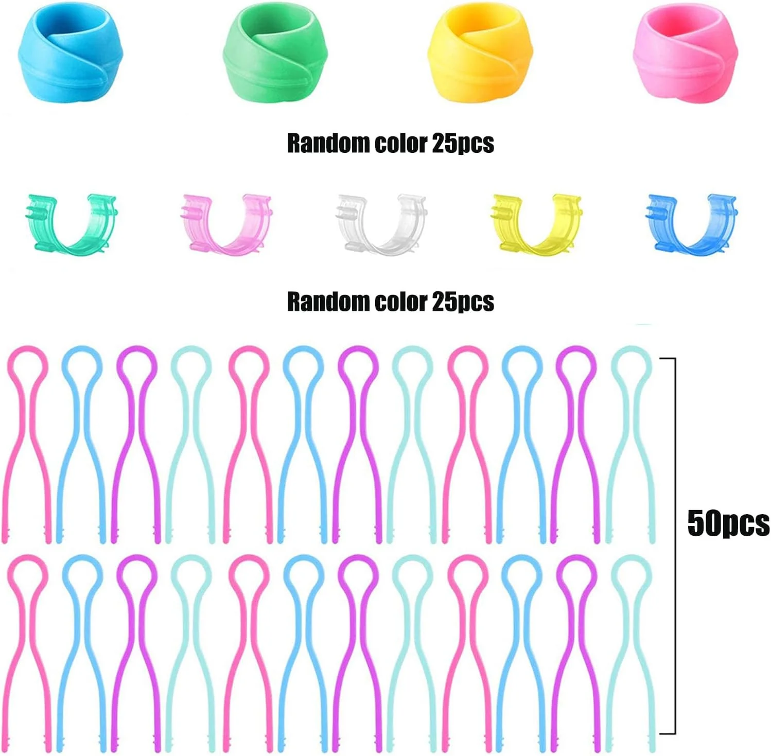 100 عدد گیره خیاطی، قرقره های دوستانه، لوازم جانبی خیاطی، 3 مدل برای چرخ خیاطی