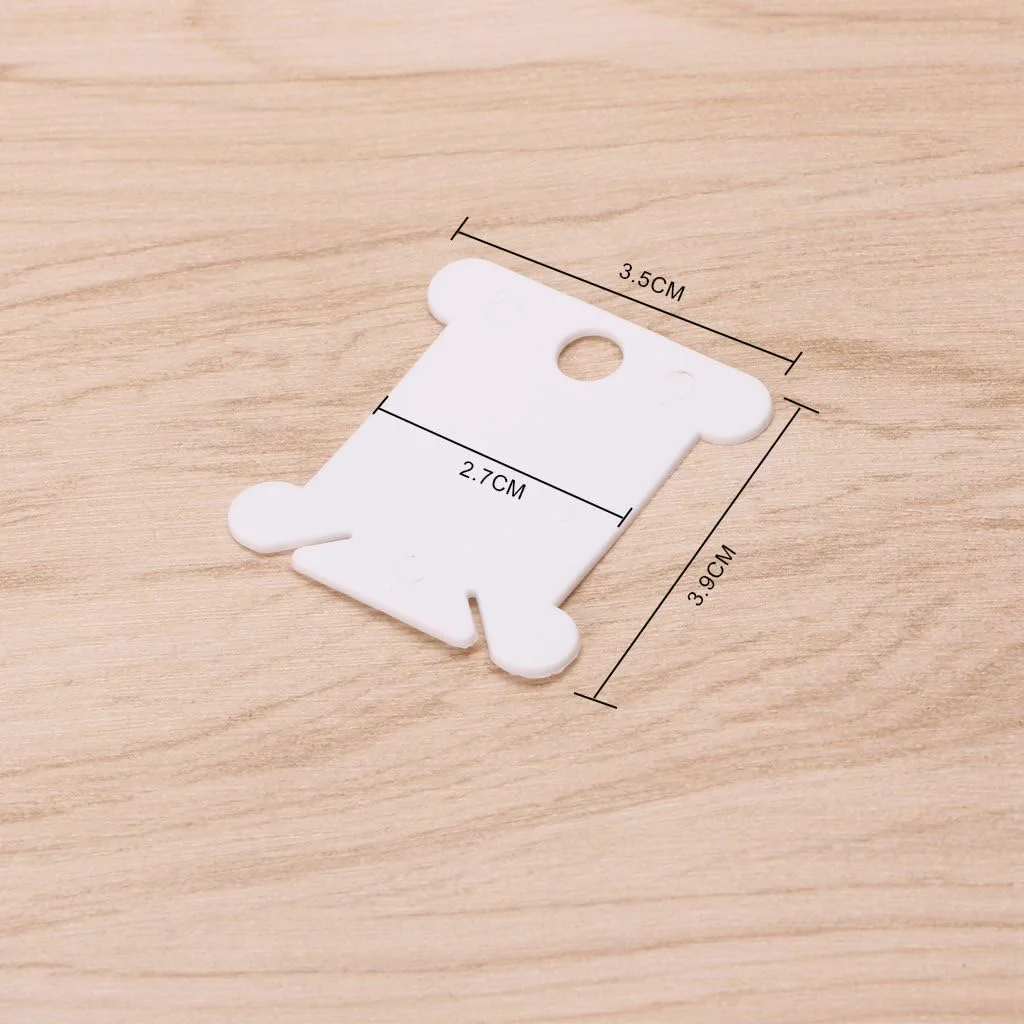 50 عدد قرقره نخ گلدوزی، نخ صنایع دستی، نگهدارنده نخ کوک پلاستیکی