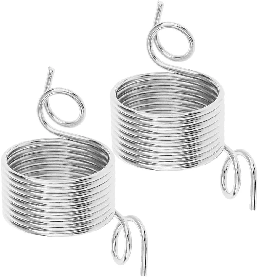 دو عدد انگشتانه بافتنی، راهنمای نخ کلاه بافتنی، حلقه انگشتی 1.5 سانتی متری، لوازم جانبی بافتنی، فلزی