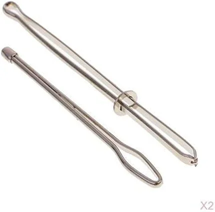 4 عدد سوزن نخ رد کن، ابزار بافت نوار الاستیک، نخ رد کن استیل ضد زنگ