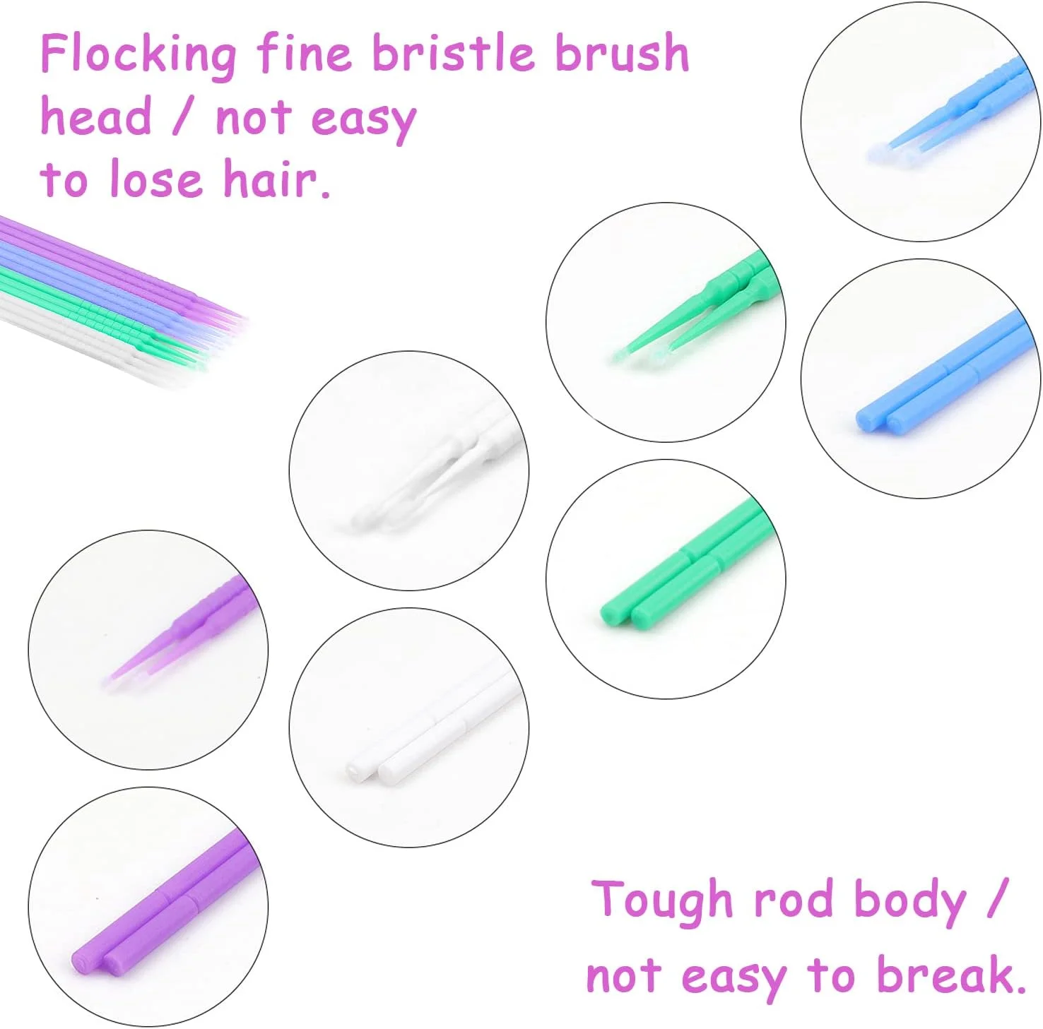 ست ۸۰ عددی سواب رنگ، سواب های رنگ برس ظریف در ۴ سایز موجود هستند: ۱.۰ میلی متر، ۱.۵ میلی متر، ۲.۰ میلی متر، ۲.۵ میلی متر، در چهار رنگ، بنفش، سفید، سبز، آبی برای تعمیر رنگ با جعبه نگهداری ست ۸۰ عددی سواب رنگ، سواب های رنگ برس ظریف در ۴ سایز موجود هستند: ۱.۰ میلی متر، ۱.۵ میلی متر، ۲.۰ میلی متر، ۲.۵ میلی متر، در چهار رنگ، بنفش، سفید، سبز، آبی برای تعمیر رنگ با جعبه نگهداری