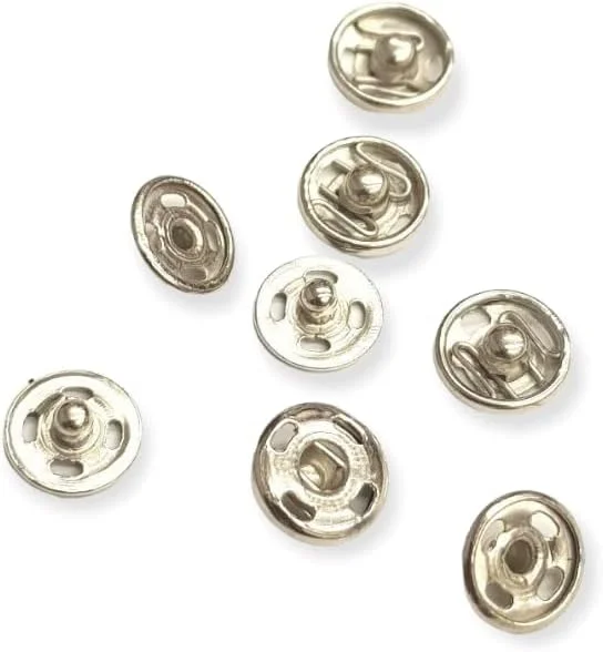 دکمه فشاری فلزی 48 عددی (8.5 میلی متر - رنگ نقره ای)