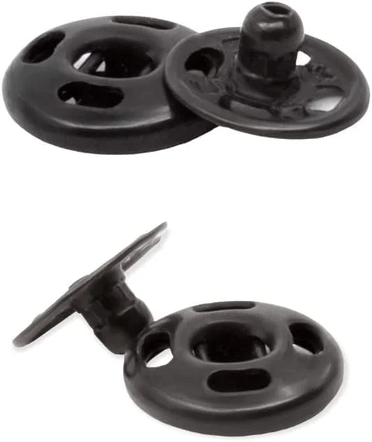 دکمه فشاری 48 عددی فلزی (8 میلی متر - رنگ مشکی)