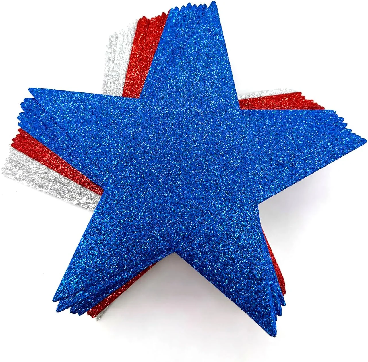 ستاره های فومی فیلا برای کاردستی، 24 عدد، 15 سانتی متر، ستاره های فومی میهنی برای تزئینات روز استقلال چهارم جولای، روز یادبود، دکور مهمانی، لوازم کاردستی DIY، قرمز آبی نقره ای ستاره های فومی فیلا برای کاردستی، 24 عدد، 15 سانتی متر، ستاره های فومی میهنی برای تزئینات روز استقلال چهارم جولای، روز یادبود، دکور مهمانی، لوازم کاردستی DIY، قرمز آبی نقره ای