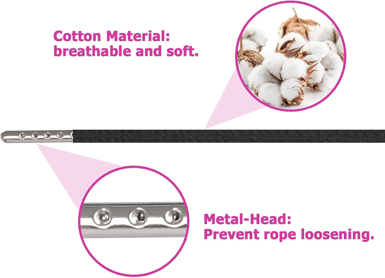 فینوس - 10 عدد بند نافی با نخ‌کش آسان، جایگزین بند هودی با نخ‌کش انعطاف‌پذیر صورتی برای شلوار، گرمکن، هودی، ژاکت، کفش (5 مشکی و 5 سفید)