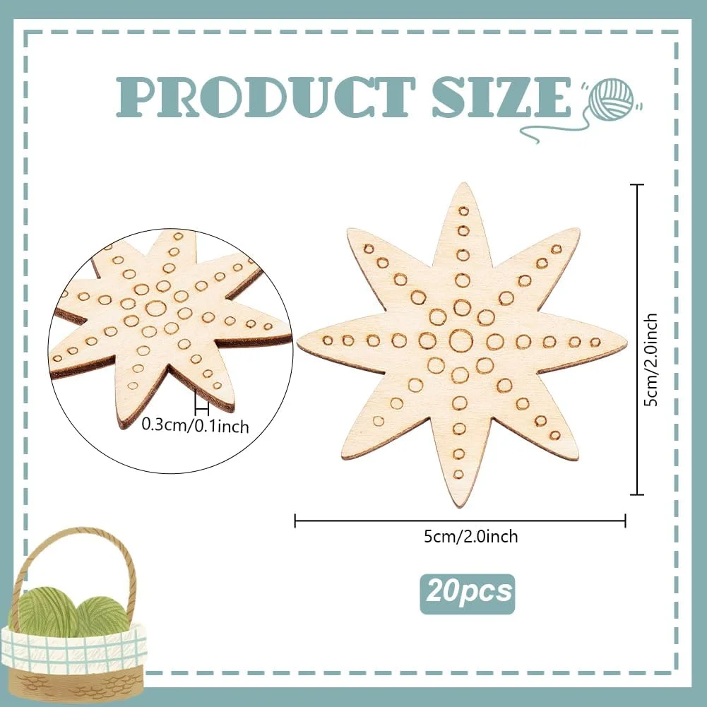 پی اچ پانداهال 20 عدد ارگانایزر نخ گلدوزی، قرقره نخ چوبی، کارت نگهداری نخ، نگهدارنده نخ دندان برای پروژه های خیاطی، ابزار سوزن دوزی قلاب بافی، قطر 2 اینچ