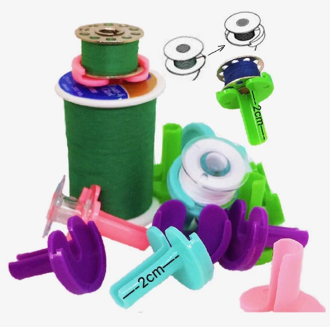 گیره قرقره خیاطی PeavyTailor بسته 18 عددی، ابزار و لوازم جانبی خیاطی، نگهدارنده نخ رنگی
