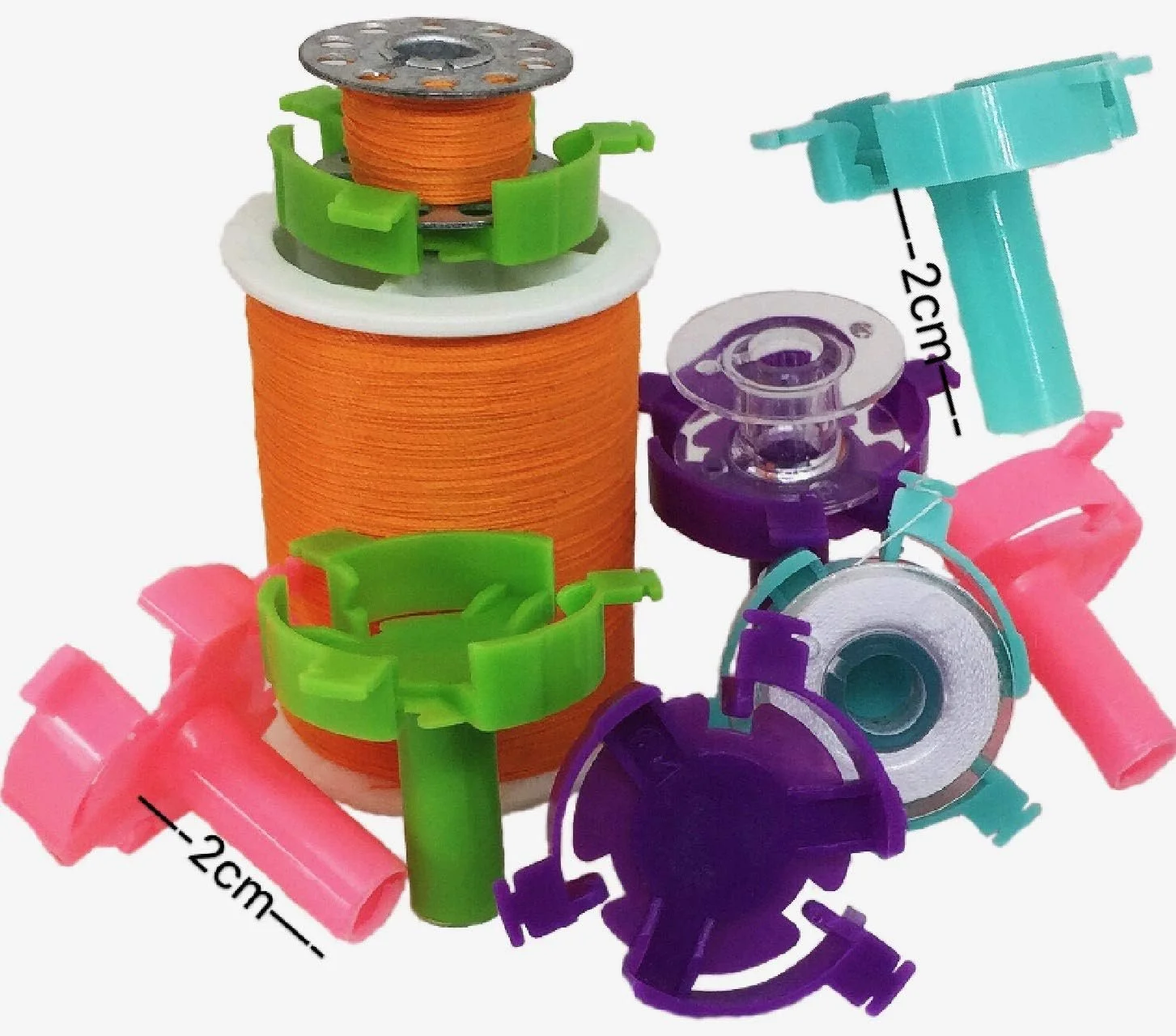 PeavyTailor گیره نگهدارنده قرقره نخ، 12 عددی، سازمان دهنده نخ قرقره، نگهدارنده قرقره نخ به همراه قرقره های نخ همسان #3