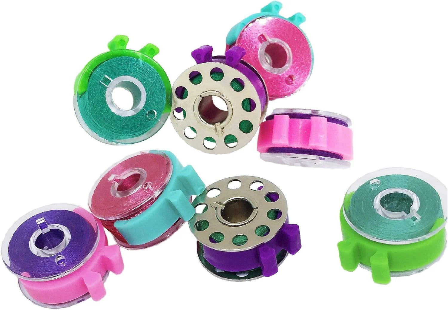 گیره قرقره پی وی تیلور 30 عددی، نگهدارنده و بست قرقره، مناسب برای گلدوزی، تکه دوزی و نخ خیاطی چرخ خیاطی