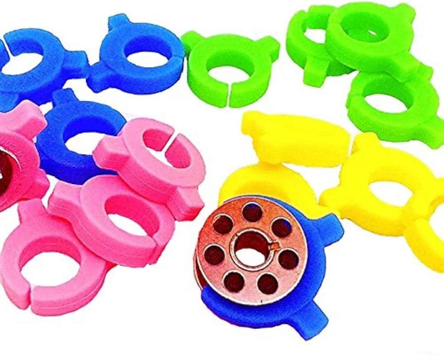 PeavyTailor گیره قرقره خیاطی 16 عددی / بسته لوازم جانبی ابزار خیاطی گیره های کوچک قرقره نگهدارنده نخ رنگی PeavyTailor گیره قرقره خیاطی 16 عددی / بسته لوازم جانبی ابزار خیاطی گیره های کوچک قرقره نگهدارنده نخ رنگی