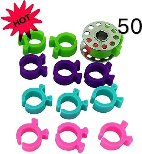 PeavyTailor گیره قرقره خیاطی 16 عددی / بسته لوازم جانبی ابزار خیاطی گیره های کوچک قرقره نگهدارنده نخ رنگی PeavyTailor گیره قرقره خیاطی 16 عددی / بسته لوازم جانبی ابزار خیاطی گیره های کوچک قرقره نگهدارنده نخ رنگی