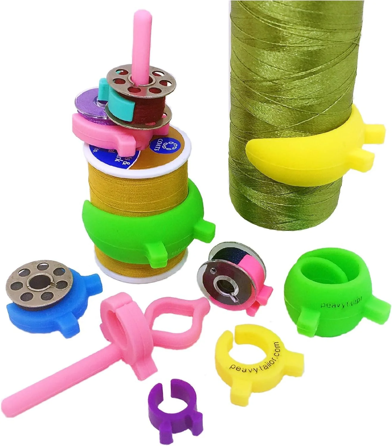 گیره نگهدارنده ماسوره پیوی تیلور 100 عددی برای گلدوزی، تکه دوزی و نخ خیاطی گیره نگهدارنده ماسوره پیوی تیلور 100 عددی برای گلدوزی، تکه دوزی و نخ خیاطی