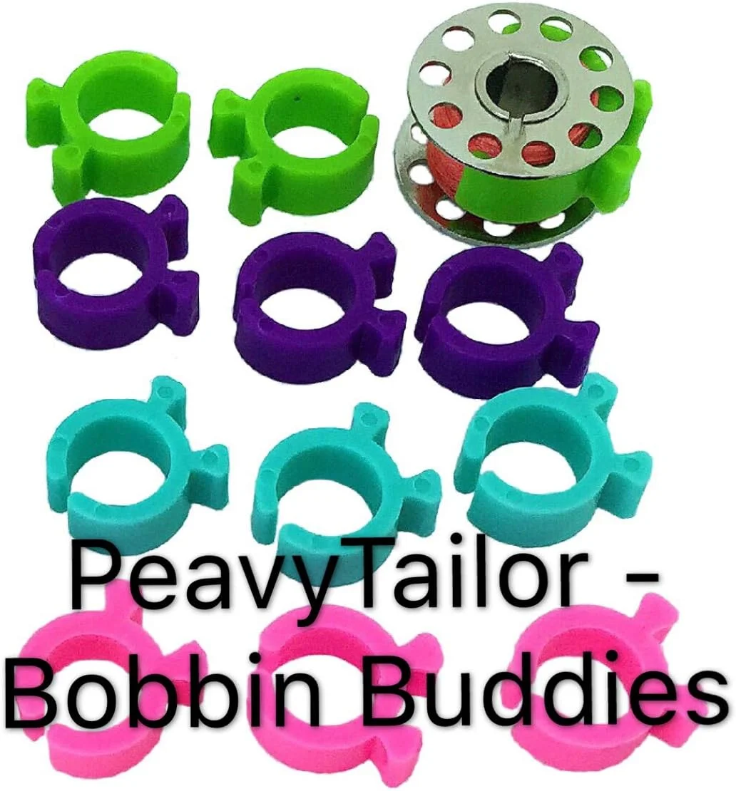 گیره نگهدارنده ماسوره پی وی تیلور 50 عددی برای گلدوزی، تکه دوزی و نخ خیاطی