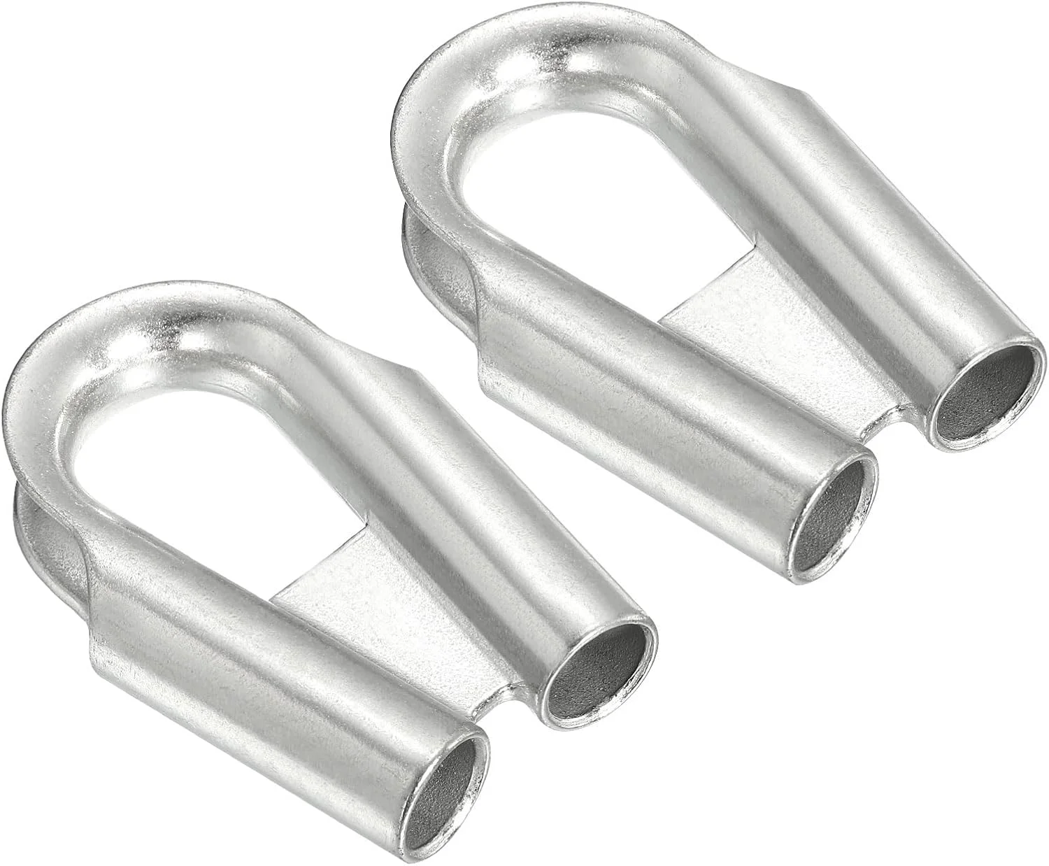 انگشتانه لوله سیم بکسل PATIKIL 1/2 اینچ / 13 میلی متر، بسته 2 عددی انگشتانه طناب فولادی ضد زنگ 304 با لبه برای کشیدن و مهار کردن، نقره ای انگشتانه لوله سیم بکسل PATIKIL 1/2 اینچ / 13 میلی متر، بسته 2 عددی انگشتانه طناب فولادی ضد زنگ 304 با لبه برای کشیدن و مهار کردن، نقره ای