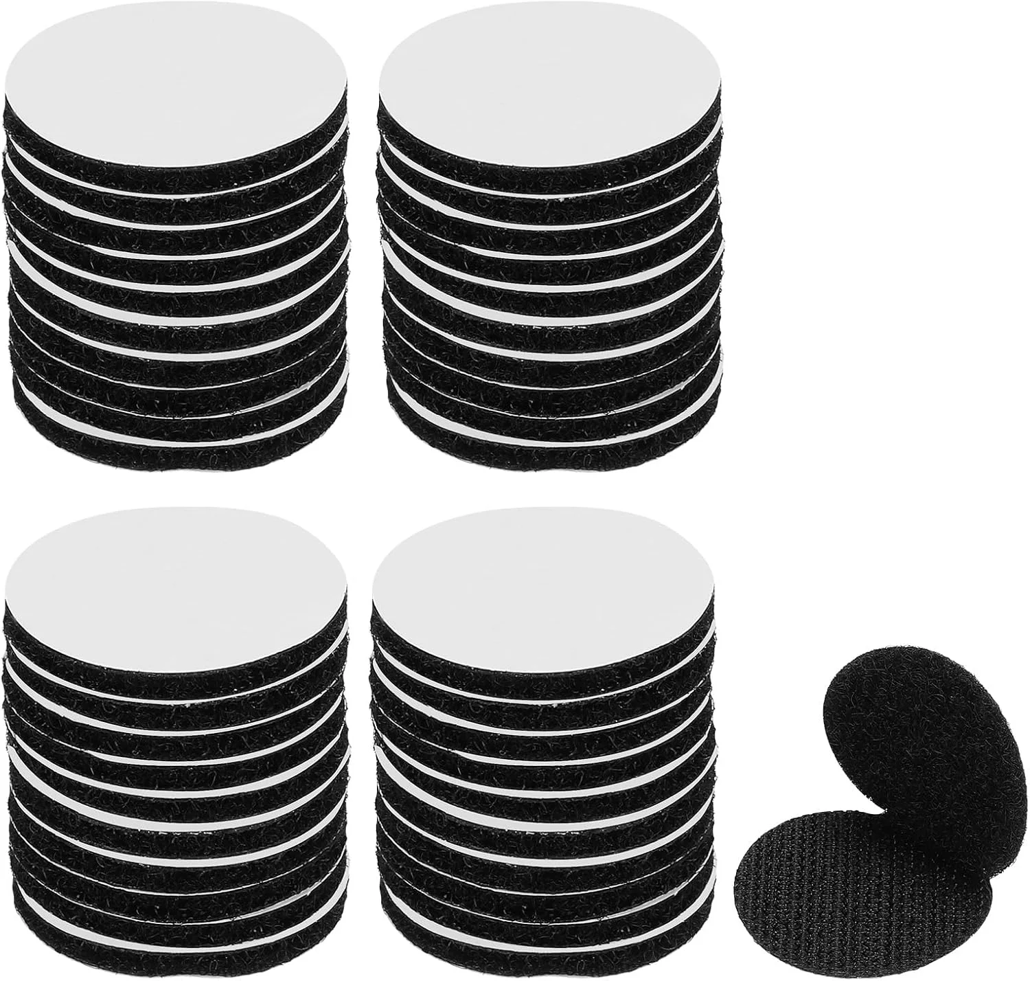 دایره های چسبی قلاب و حلقه ای PATIKIL، 1.2 اینچ، 40 جفت، چسب دو طرفه دایره ای برای نگهدارنده تلفن همراه خودرو، صنایع دستی، دفتر کار خانگی، مشکی دایره های چسبی قلاب و حلقه ای PATIKIL، 1.2 اینچ، 40 جفت، چسب دو طرفه دایره ای برای نگهدارنده تلفن همراه خودرو، صنایع دستی، دفتر کار خانگی، مشکی