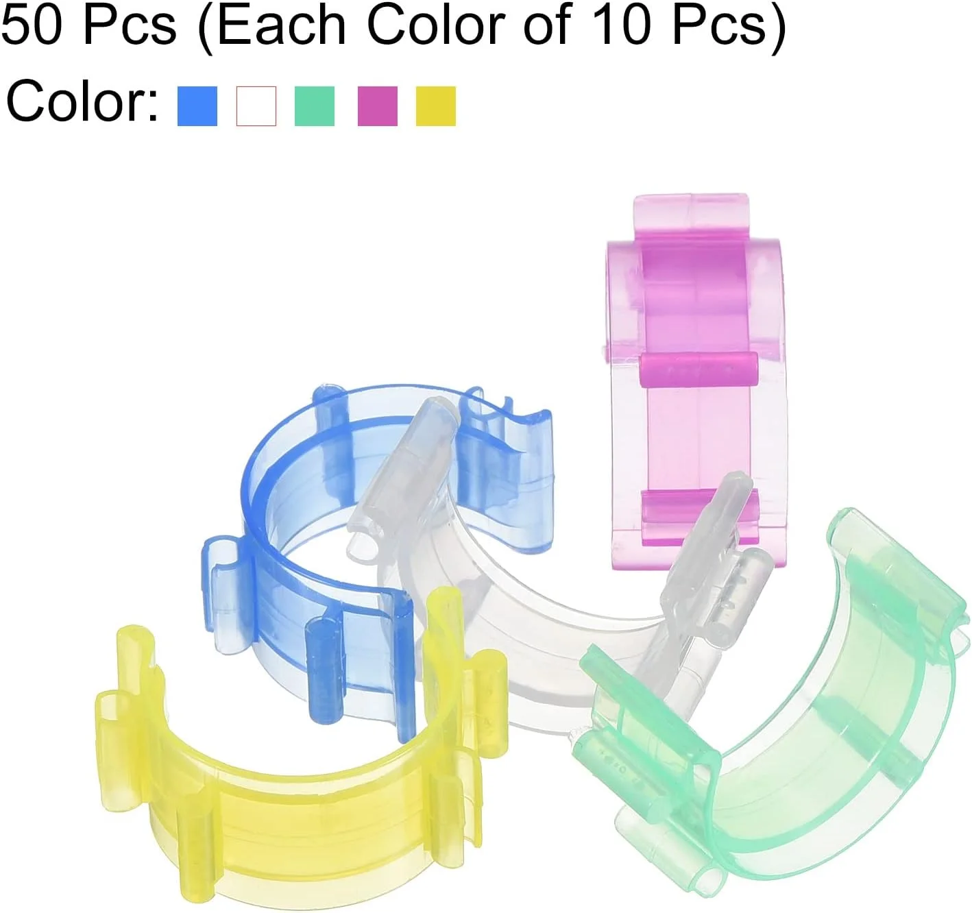 گیره های کوچک قرقره خیاطی PATIKIL، بسته 50 عددی گیره های پلاستیکی نخ، سازمان دهنده های قرقره برای کاردستی، گلدوزی DIY، چند رنگ گیره های کوچک قرقره خیاطی PATIKIL، بسته 50 عددی گیره های پلاستیکی نخ، سازمان دهنده های قرقره برای کاردستی، گلدوزی DIY، چند رنگ