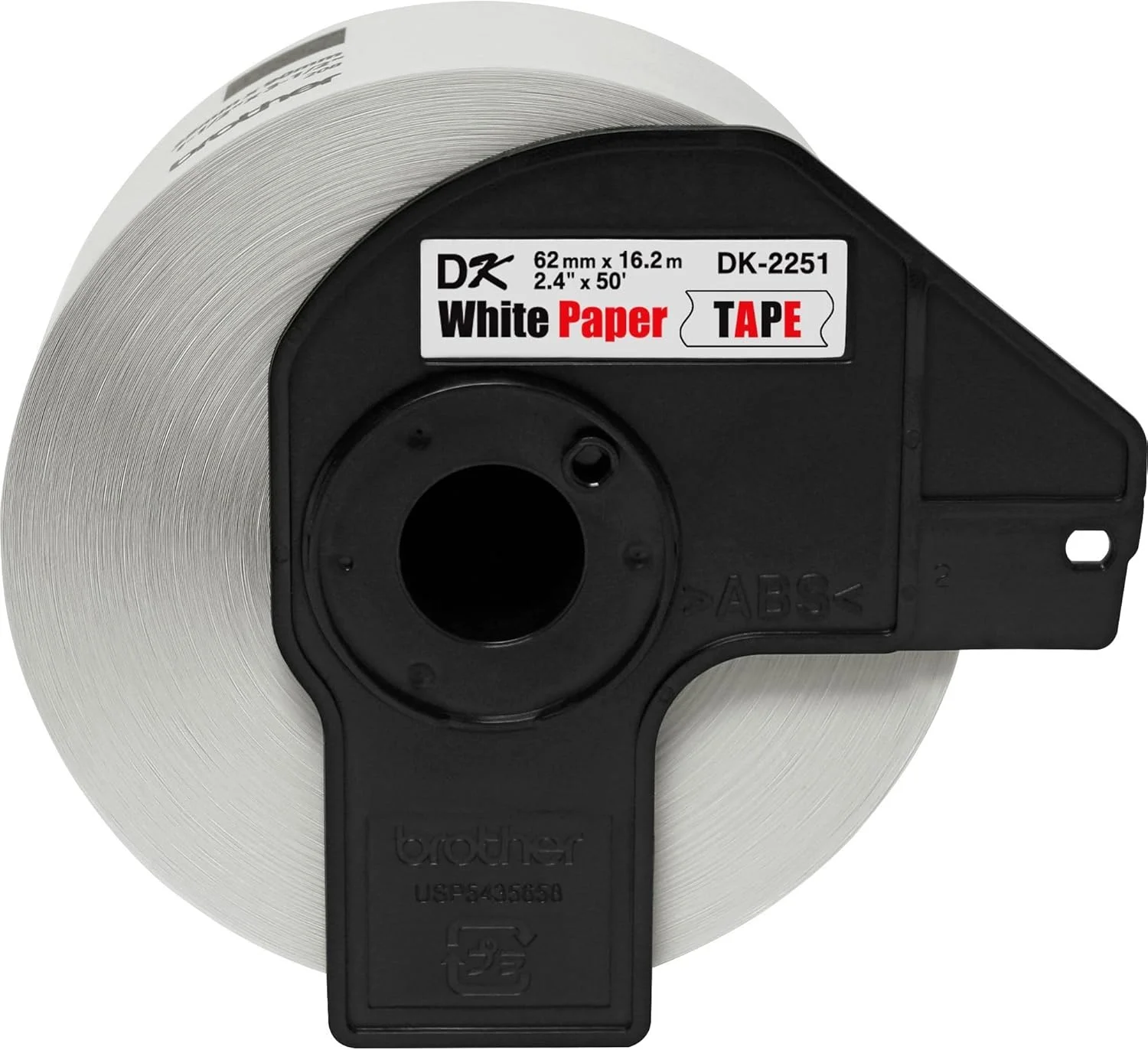 برچسب های جایگزین با طول مداوم Brother Genuine DK-2251، برچسب مشکی/قرمز روی نوار کاغذی سفید، طراحی شده با برتری، 2.4 اینچ × 50 فوت، 1 رول در هر جعبه برچسب های جایگزین با طول مداوم Brother Genuine DK-2251، برچسب مشکی/قرمز روی نوار کاغذی سفید، طراحی شده با برتری، 2.4 اینچ × 50 فوت، 1 رول در هر جعبه