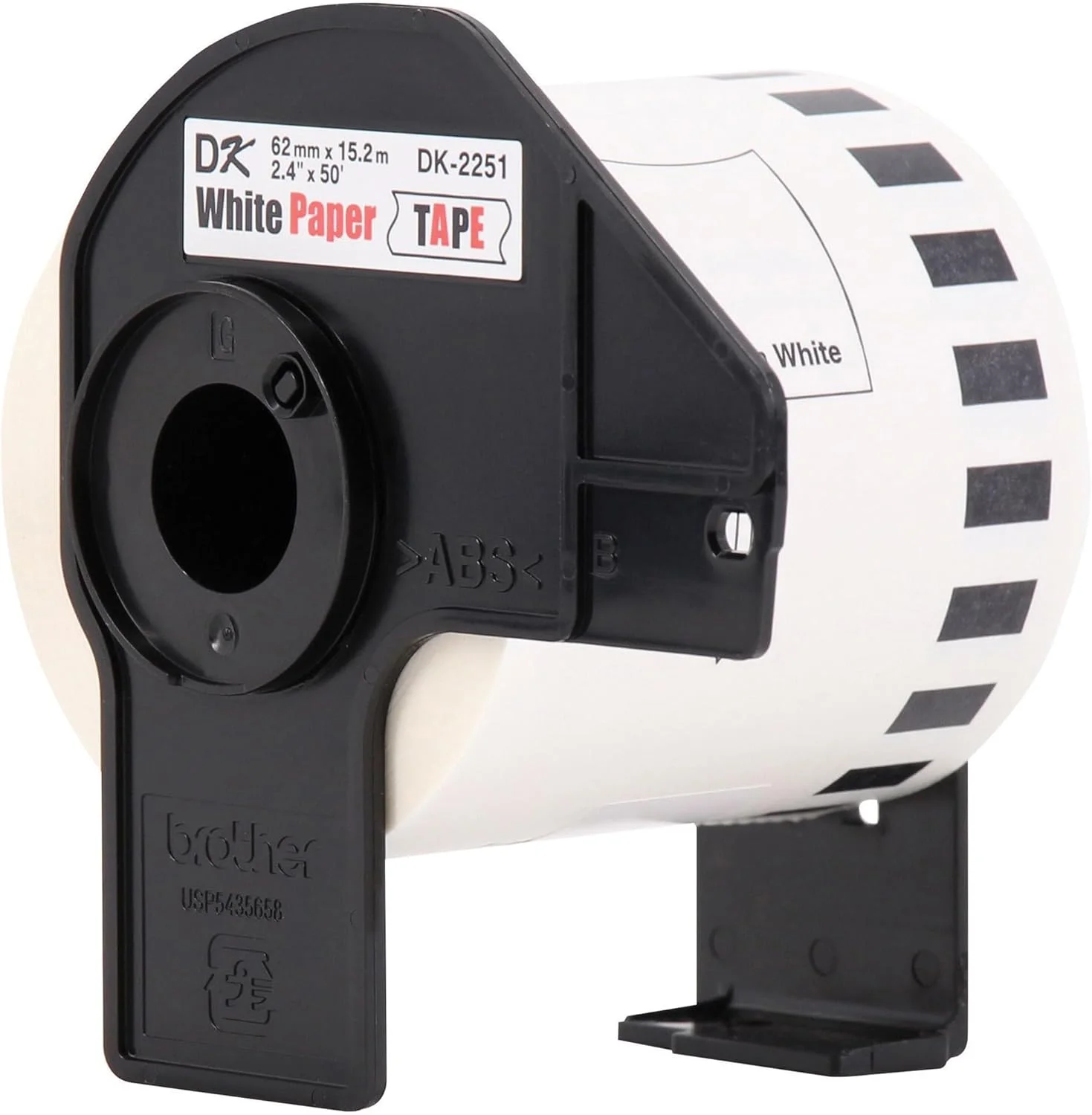 برچسب های جایگزین با طول مداوم Brother Genuine DK-2251، برچسب مشکی/قرمز روی نوار کاغذی سفید، طراحی شده با برتری، 2.4 اینچ × 50 فوت، 1 رول در هر جعبه برچسب های جایگزین با طول مداوم Brother Genuine DK-2251، برچسب مشکی/قرمز روی نوار کاغذی سفید، طراحی شده با برتری، 2.4 اینچ × 50 فوت، 1 رول در هر جعبه