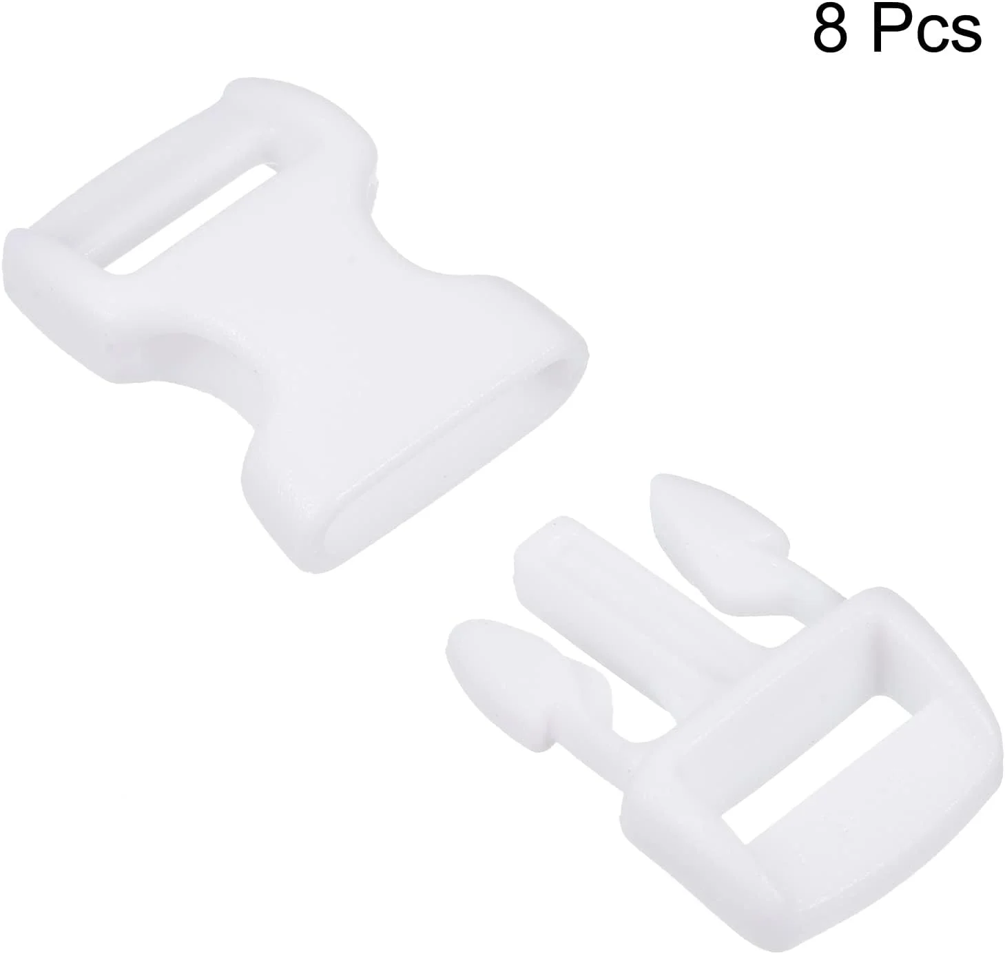 گیره های پلاستیکی PATIKIL، 8 عدد گیره رهاسازی سریع جانبی برای بند، تسمه، کمربند، ساخت، تعمیر کوله پشتی، پروژه های خیاطی، سفید، 11 میلی متر گیره های پلاستیکی PATIKIL، 8 عدد گیره رهاسازی سریع جانبی برای بند، تسمه، کمربند، ساخت، تعمیر کوله پشتی، پروژه های خیاطی، سفید، 11 میلی متر