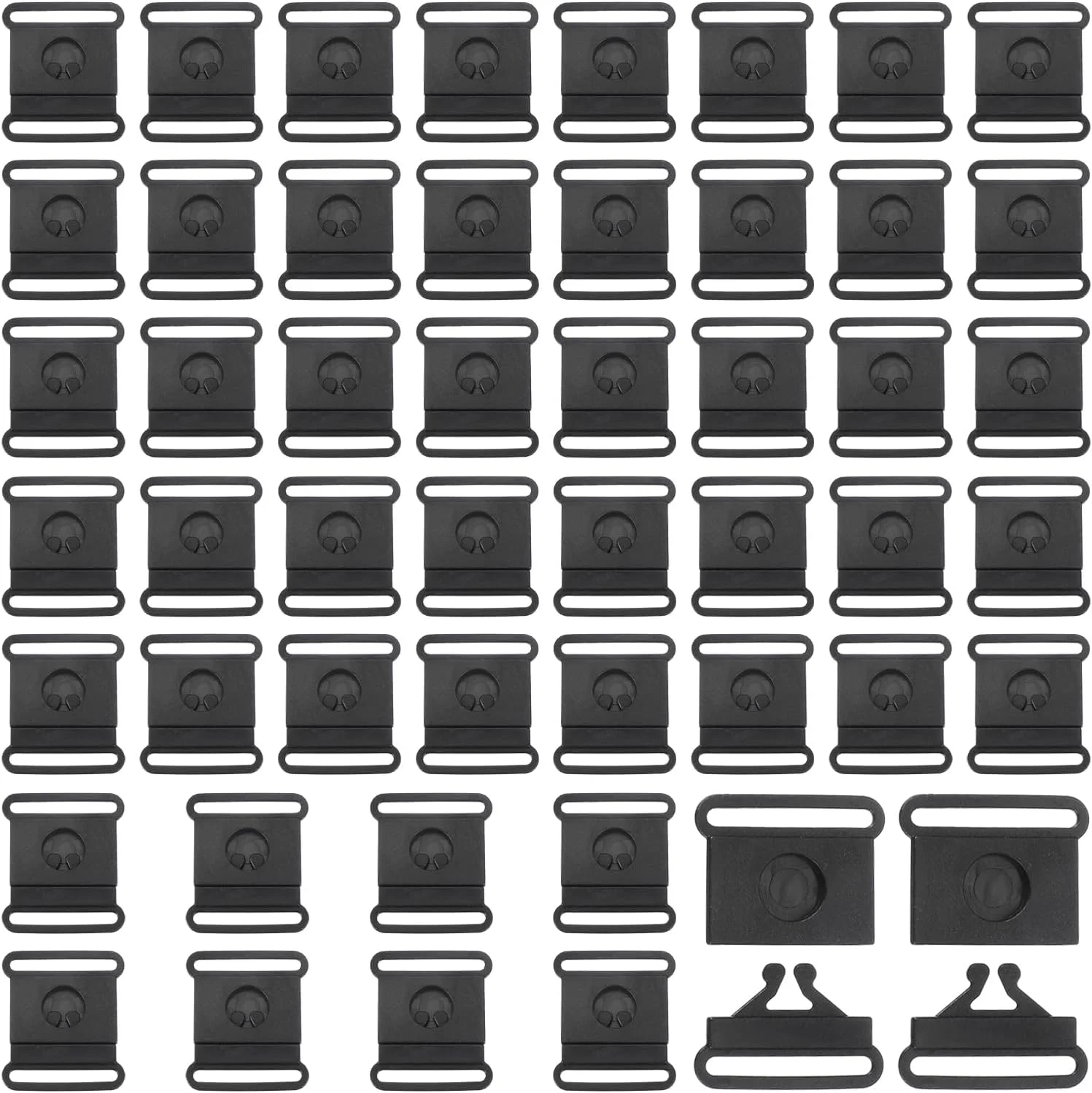سگک های جدا شونده ایمنی پلاستیکی PATIKIL، تنظیم کننده کمربند سگک رهاسازی سریع بند تسمه ای برای بند گردن آویز سینه بند سگک های جدا شونده ایمنی پلاستیکی PATIKIL، تنظیم کننده کمربند سگک رهاسازی سریع بند تسمه ای برای بند گردن آویز سینه بند