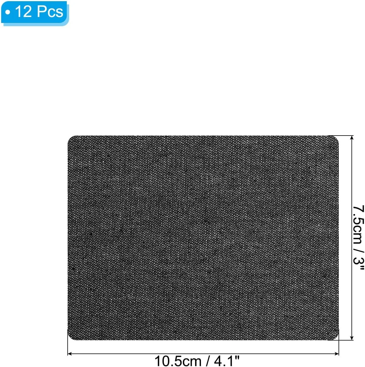 تکه پارچه های اتویی پاتیکیل 10.5x7.5 سانتی متر، بسته 12 عددی، تکه پارچه تعمیر پارچه اتویی برای تعمیر لباس، شلوار، کیف، ترمیم سوراخ، کیت تزئین، جین مشکی تکه پارچه های اتویی پاتیکیل 10.5x7.5 سانتی متر، بسته 12 عددی، تکه پارچه تعمیر پارچه اتویی برای تعمیر لباس، شلوار، کیف، ترمیم سوراخ، کیت تزئین، جین مشکی