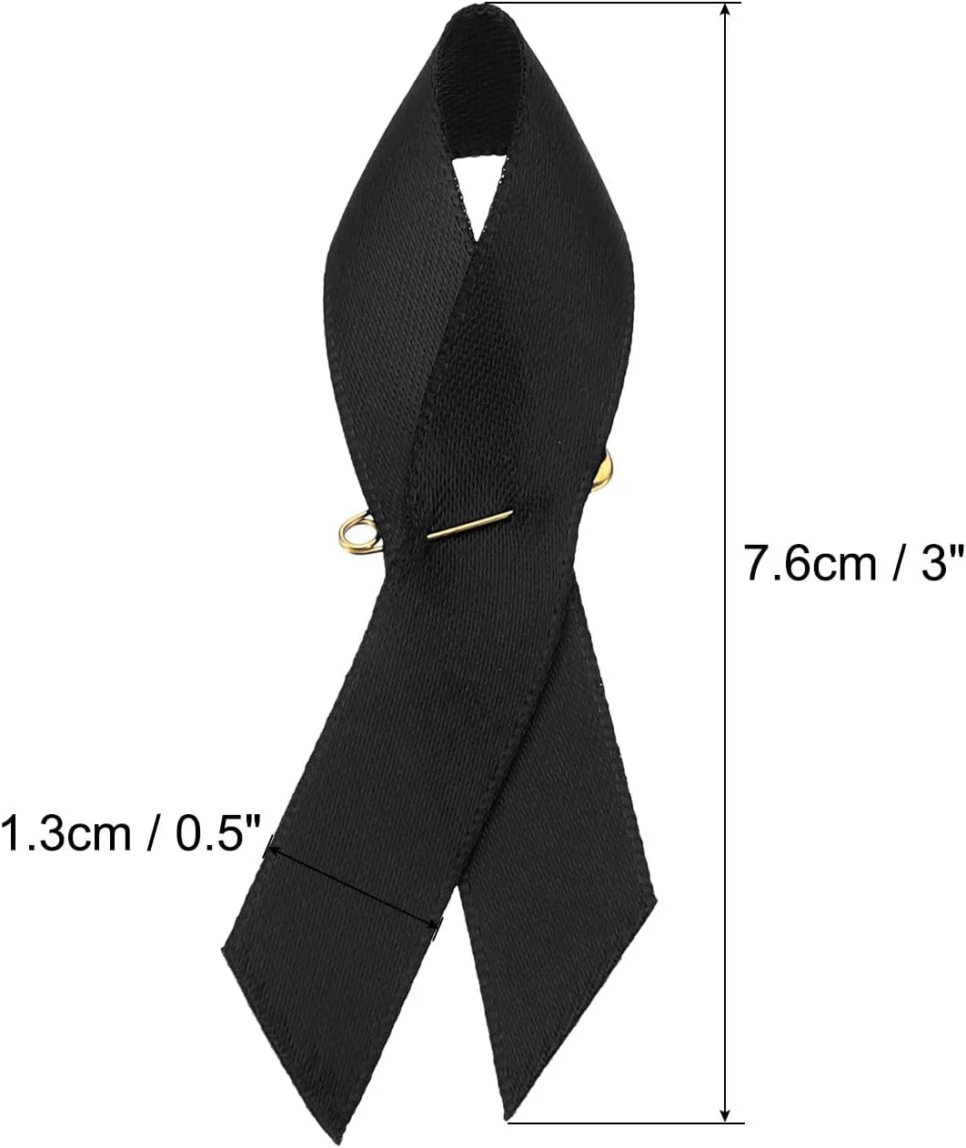 سنجاق سینه روبان ساتن پلی استر PATIKIL، روبان ساتن آگاهی سنجاق سینه روبان ساتن پلی استر PATIKIL، روبان ساتن آگاهی