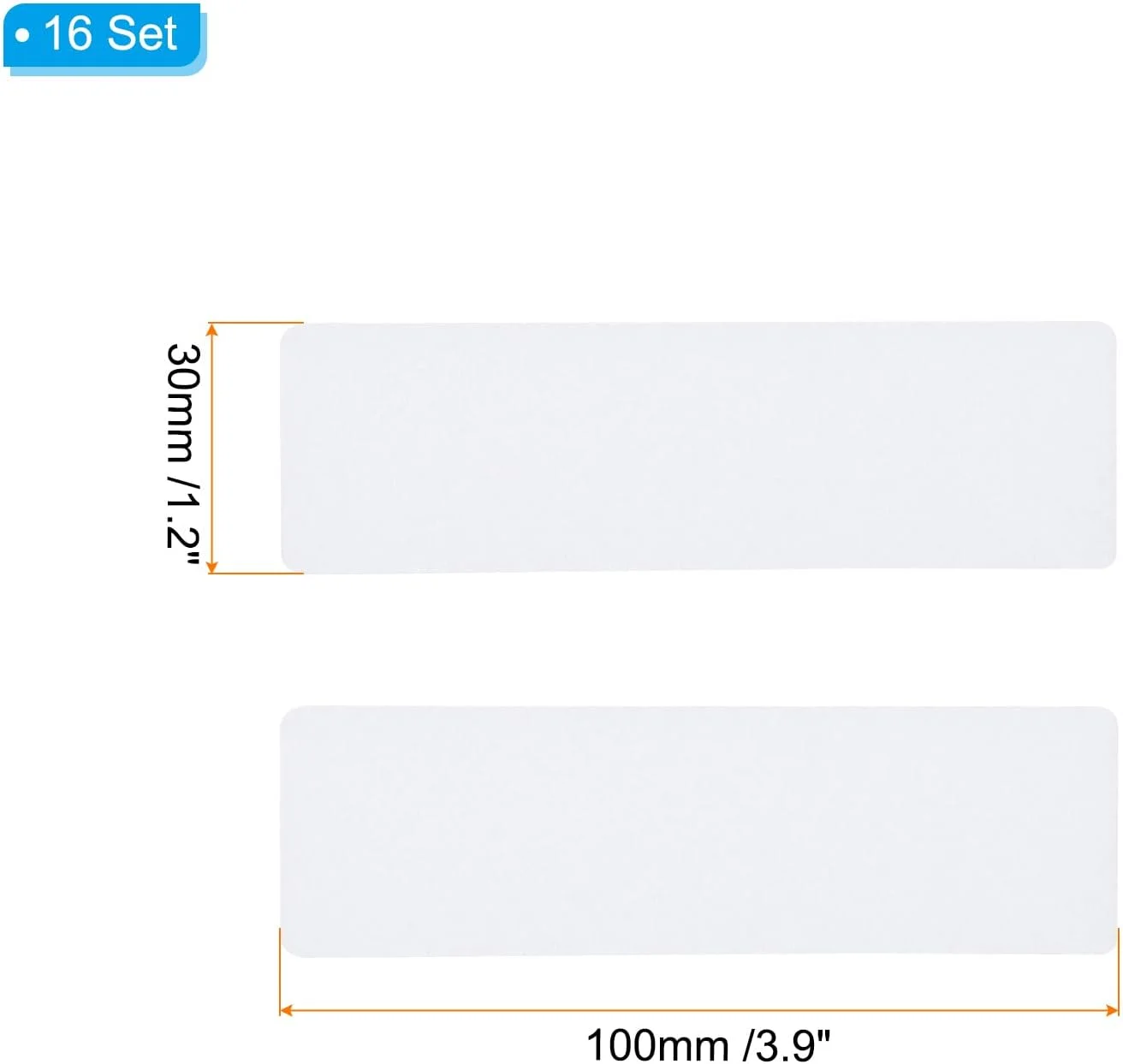 نقاط قلاب و حلقه ای پاتیکیل، 30 × 100 میلی متر، 16 ست نایلون ترکیبی، نوار مستطیلی خود چسب، اتصالات پشتی چسب قوی، نوار دو طرفه، سفید نقاط قلاب و حلقه ای پاتیکیل، 30 × 100 میلی متر، 16 ست نایلون ترکیبی، نوار مستطیلی خود چسب، اتصالات پشتی چسب قوی، نوار دو طرفه، سفید