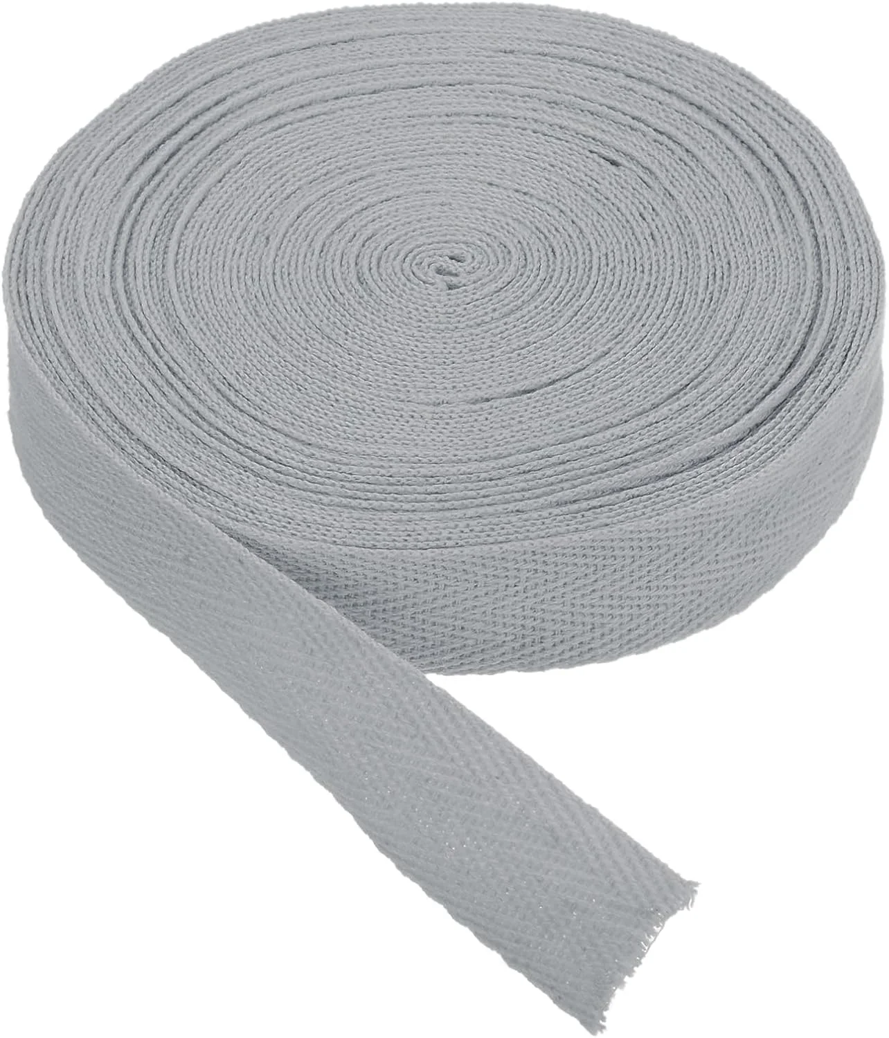 نوار اریب کتان توییل PATIKIL، عرض 20 میلی متر (3/4 اینچ)، طول 10 یارد، نوار اریب کتان برای خیاطی، بسته بندی هدیه، صنایع دستی، DIY، خاکستری کم رنگ
