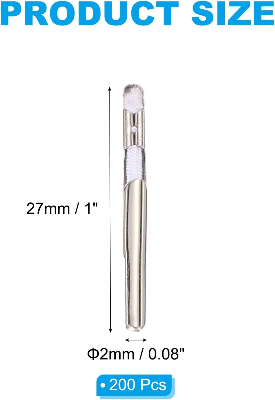 بند سیم خاردار الاستیک PATIKIL، 1 اینچ / 27 میلی متر، 200 عدد حلقه کششی 2 میلی متری با اتصالات میله فلزی برای کلاه، ماسک، منو، صنایع دستی، کتاب، سفید بند سیم خاردار الاستیک PATIKIL، 1 اینچ / 27 میلی متر، 200 عدد حلقه کششی 2 میلی متری با اتصالات میله فلزی برای کلاه، ماسک، منو، صنایع دستی، کتاب، سفید