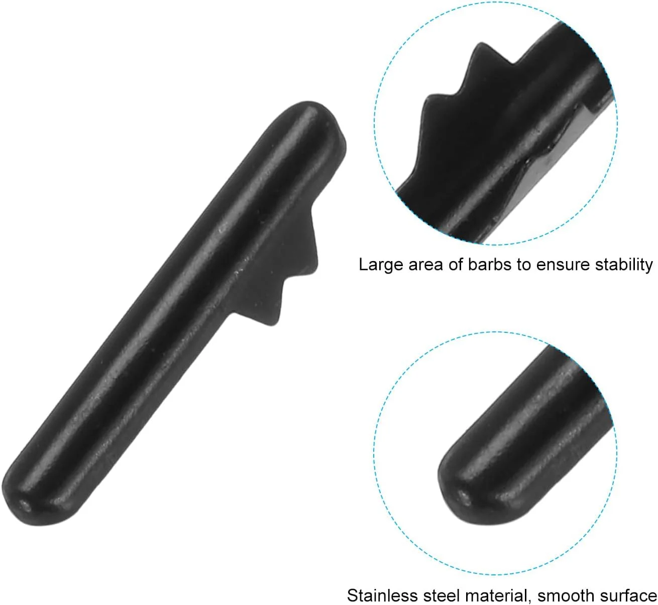 سرهای گیره دار طناب الاستیک PATIKIL، بست طناب خاردار الاستیک استیل ضد زنگ، روکش نیمه سر طناب برای صحافی، آویزان کردن، تسمه، DIY سرهای گیره دار طناب الاستیک PATIKIL، بست طناب خاردار الاستیک استیل ضد زنگ، روکش نیمه سر طناب برای صحافی، آویزان کردن، تسمه، DIY