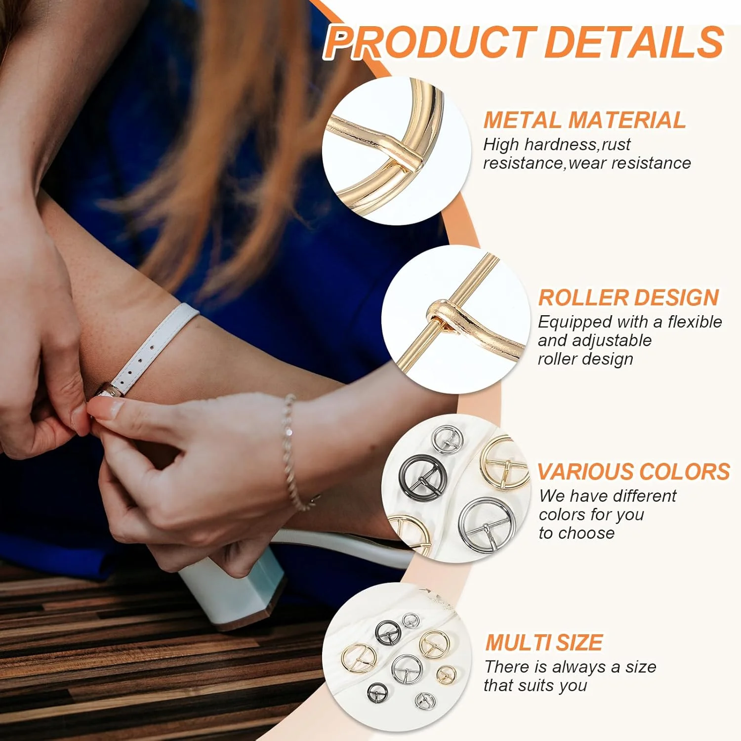 سگک کمربند تک زبانه PATIKIL 0.8 اینچ، 8 عدد سگک غلتکی فلزی میله مرکزی گرد برای ساخت کمربند، کیف پول، لوازم سخت افزاری چرمی، نقره ای/طلایی روشن، چند رنگ، 1.4 اینچ سگک کمربند تک زبانه PATIKIL 0.8 اینچ، 8 عدد سگک غلتکی فلزی میله مرکزی گرد برای ساخت کمربند، کیف پول، لوازم سخت افزاری چرمی، نقره ای/طلایی روشن، چند رنگ، 1.4 اینچ