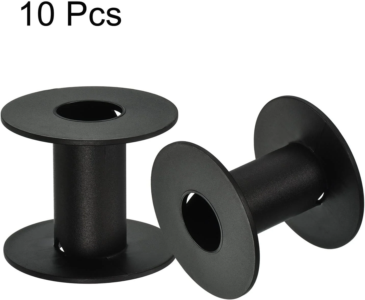 قرقره نخ پاتیکیل 2.8 اینچی، بسته 10 عددی قرقره های خالی پلاستیکی برای نخ، قرقره بافندگی سیم، نوار زنجیری برای خیاطی و گلدوزی، مشکی قرقره نخ پاتیکیل 2.8 اینچی، بسته 10 عددی قرقره های خالی پلاستیکی برای نخ، قرقره بافندگی سیم، نوار زنجیری برای خیاطی و گلدوزی، مشکی