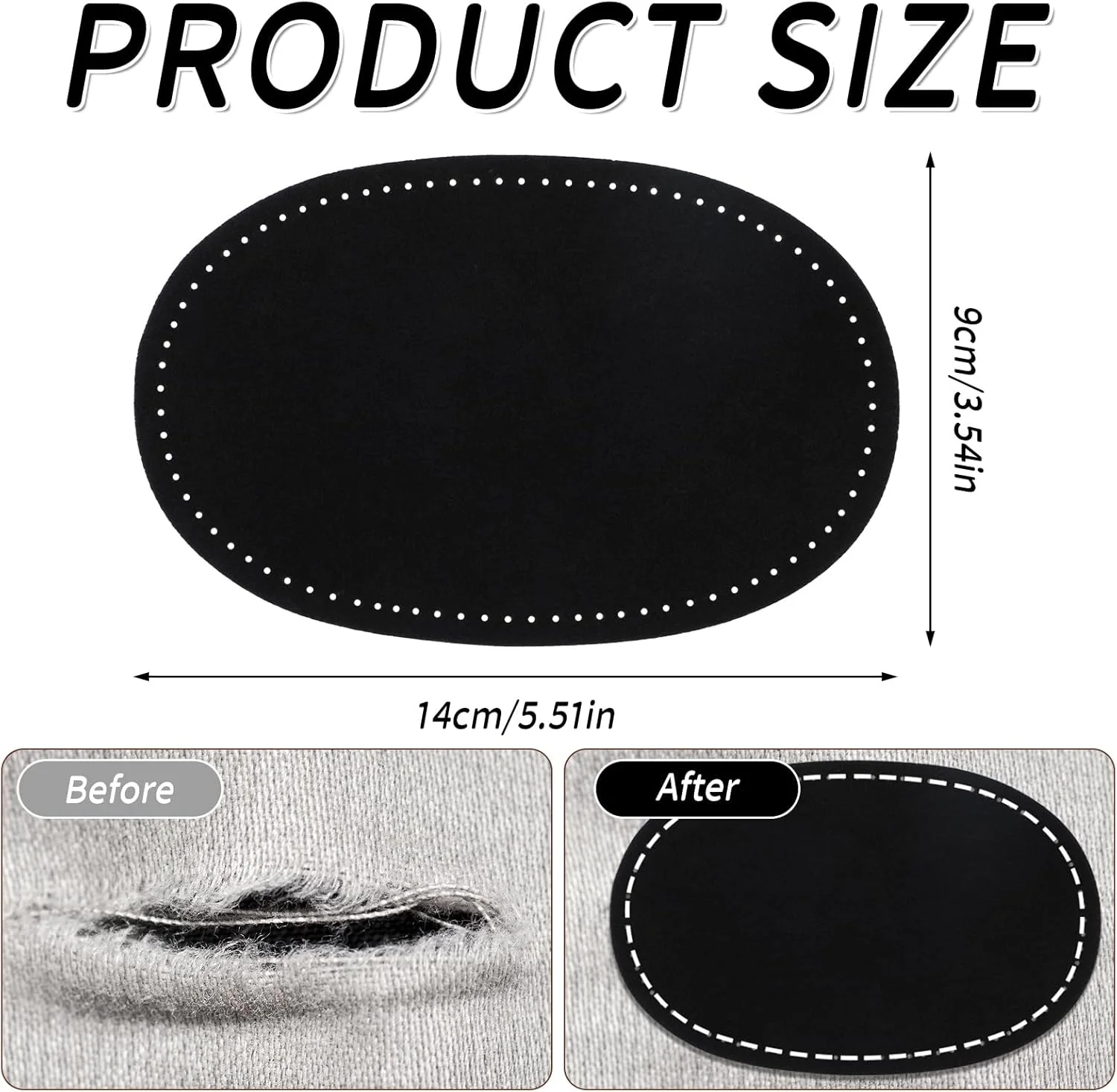 2 عدد وصله آرنج برای ژاکت، وصله های بیضی شکل آرنج برای لباس چرم مصنوعی وصله های دوختنی آرنج وصله های تعمیر برای ژاکت، کاپشن، شلوار (مشکی) 2 عدد وصله آرنج برای ژاکت، وصله های بیضی شکل آرنج برای لباس چرم مصنوعی وصله های دوختنی آرنج وصله های تعمیر برای ژاکت، کاپشن، شلوار (مشکی)