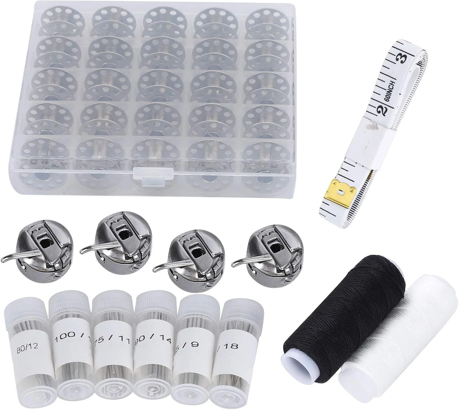 جعبه ماسوره PaRfco، ماسوره های چرخ خیاطی، نگهدارنده ماسوره بادوام چرخ خیاطی برای خیاطی صنایع دستی خانگی جعبه ماسوره PaRfco، ماسوره های چرخ خیاطی، نگهدارنده ماسوره بادوام چرخ خیاطی برای خیاطی صنایع دستی خانگی